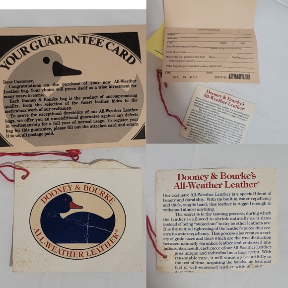 Dooney & Burke Rare Black & British Tan Vintage Shoulder Satchel - Picture 11 of 12